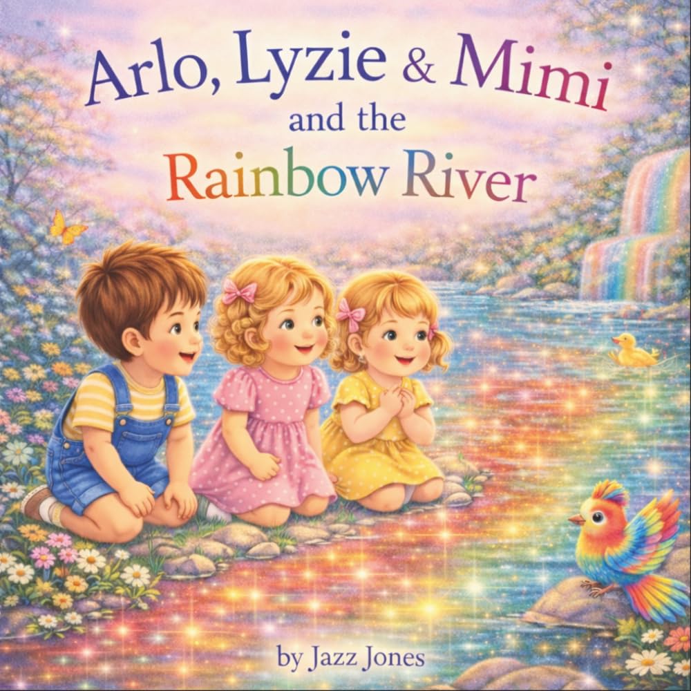 Arlo, Lyzie & Mimi and the rainbow river