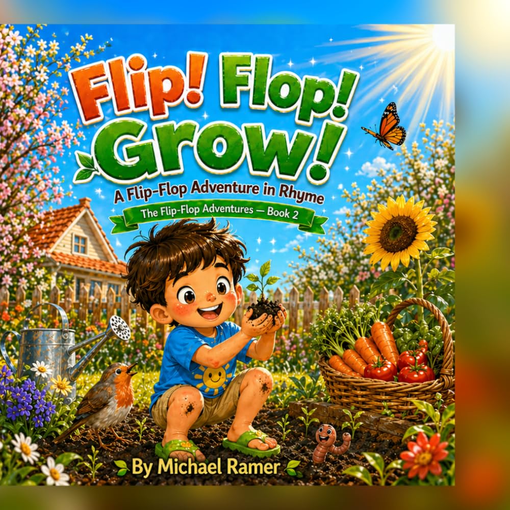 Flip! Flop! Grow!: A Flip-Flop Adventure in Rhyme: 2 (FLIP! FLOP! GO! A Flip Flop Adventure Series)