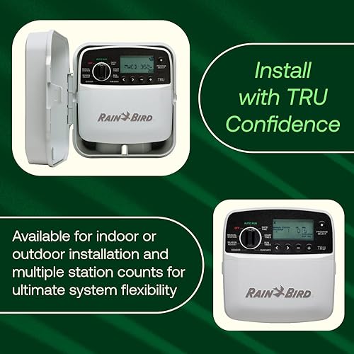 Miniatura 9 de Rain Bird TRU8O - Controlador/Temporizador de Riego para Interior/Exterior Basado en Programa, Listo para WiFi, 8 Zonas/Estación