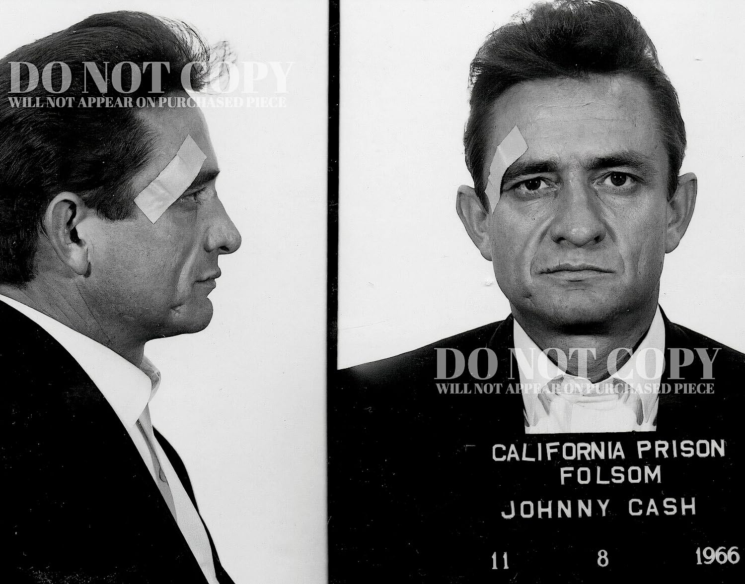 Amazon.co.jp: Johnny Cash Mugshot Photograph 8 X 10 - 壮大な
