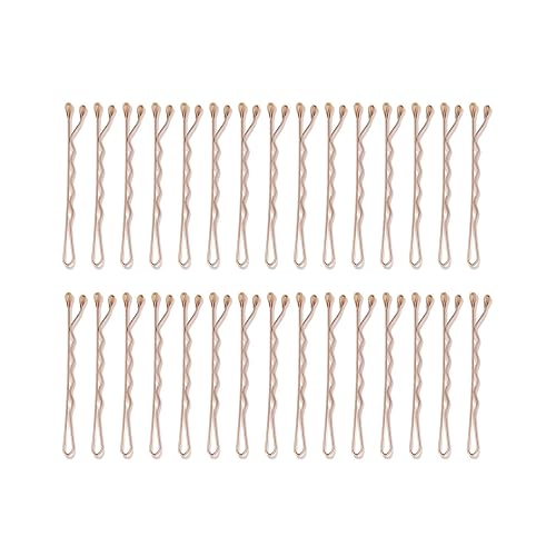 Miniatura 3 de T3 Kit de clips con 4 pinzas de cocodrilo y 30 pines de oro rosa  Secciona el cabello para un secado más fácil y peinado para todas las longitudes