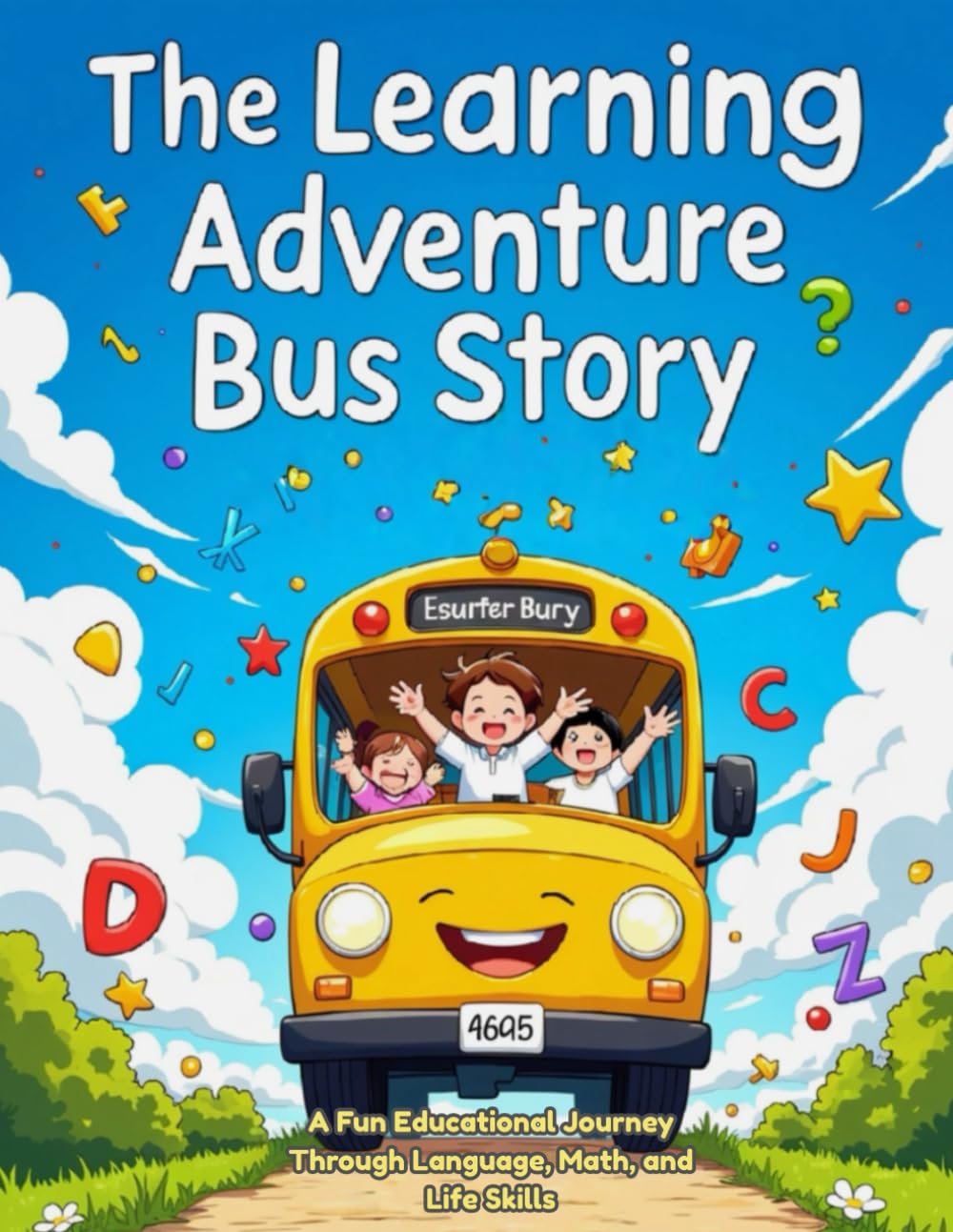 The Learning Adventure Bus Story: A Fun Educational Journey Through Language, Math, and Life Skills (WordLand Stories)
