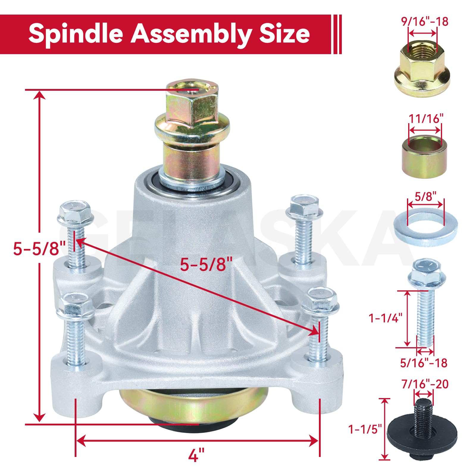 GELASKA Lawn Mower Pulley