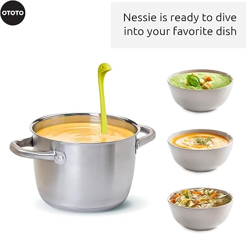 Miniatura 31 de OTOTO El cucharón original Nessie - Cucharón de sopa, regalos lindos, divertidos utensilios de cocina, diseño de lago Ness, regalos de cocina