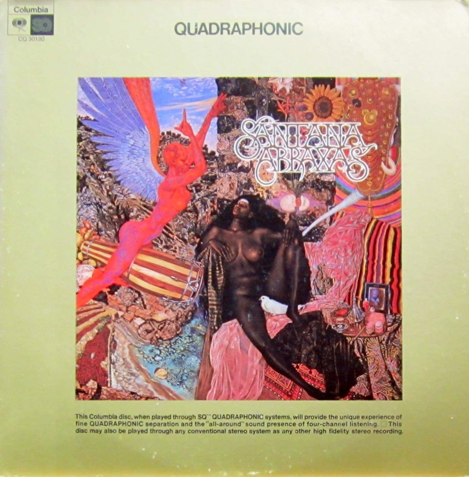 SANTANA LP, ABRAXAS, US ISSUE PRE-OWNED EX/VG CONDITION LP
