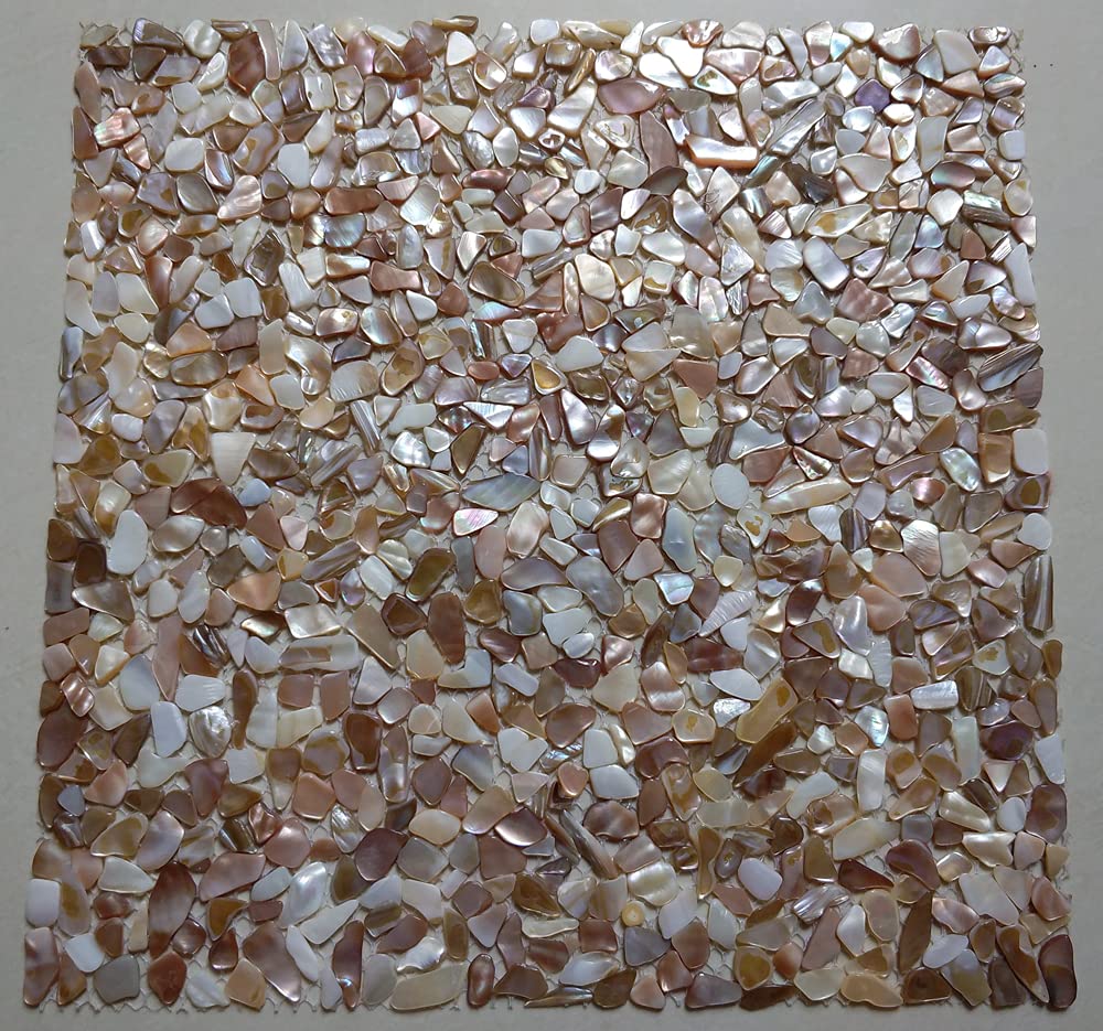 Plaques De Nacre 20x20x5 Mm - Lot De 5 - Coquillages Naturels Plats - Pour Bijoux, Mosaïque, Décorations DIY