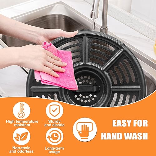 Miniatura 8 de GCQ Bandeja de repuesto para freidora de aire Ninja de 4 cuartos de galón AF101 freidora de aire XL 5.5 cuartos de galón AF150 Max XL 5.5 cuartos