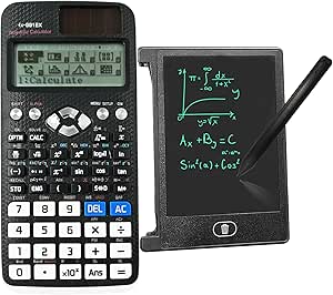 Calculatrice Scientifique Solaire Avec Bloc-notes LCD, Calculatrice Pliable Portable Professionnelle, Multi-canonique Pour étudiants