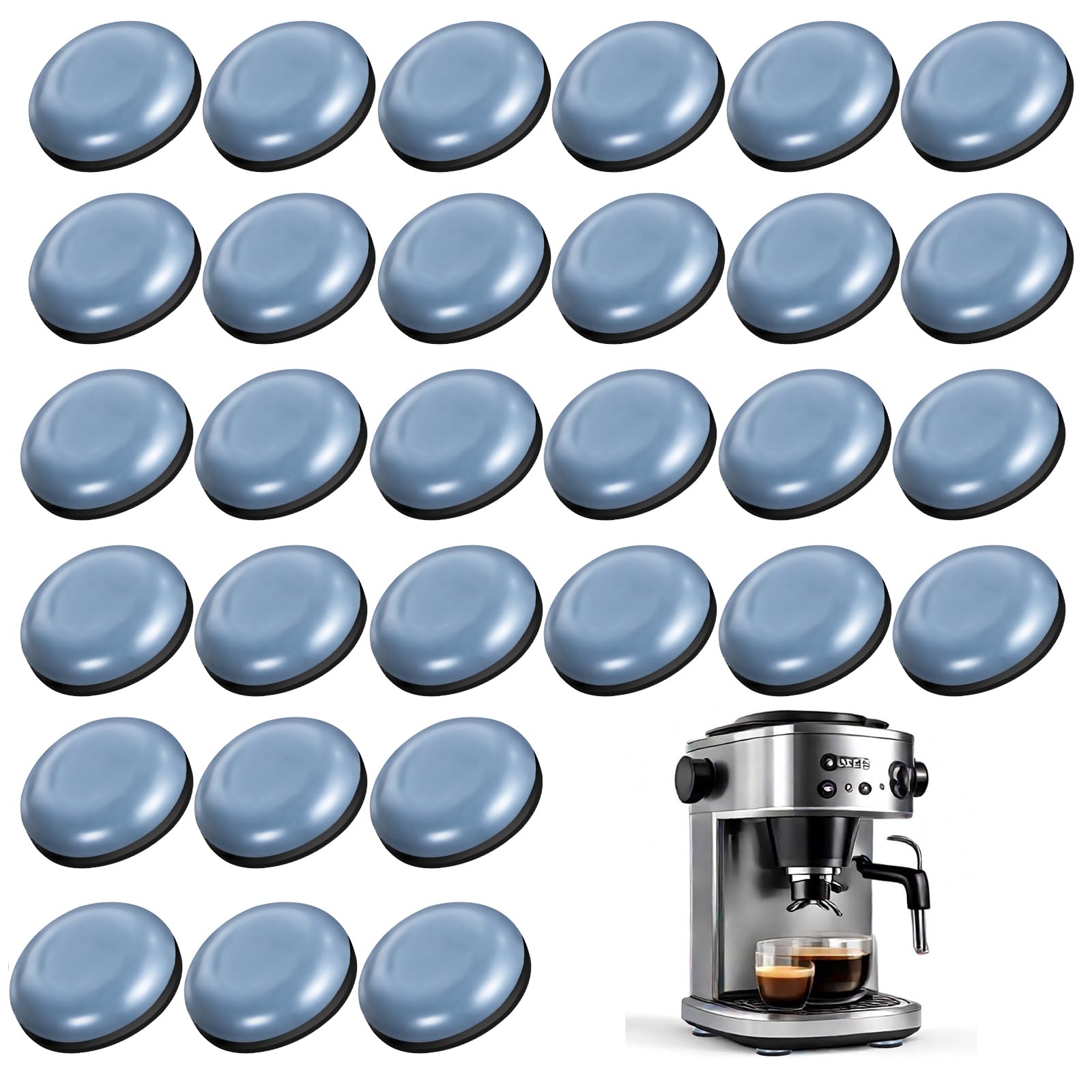 DOPENSPI 32PCS Kitchen Appliance Sliders, Easy Movers for Small Appliances