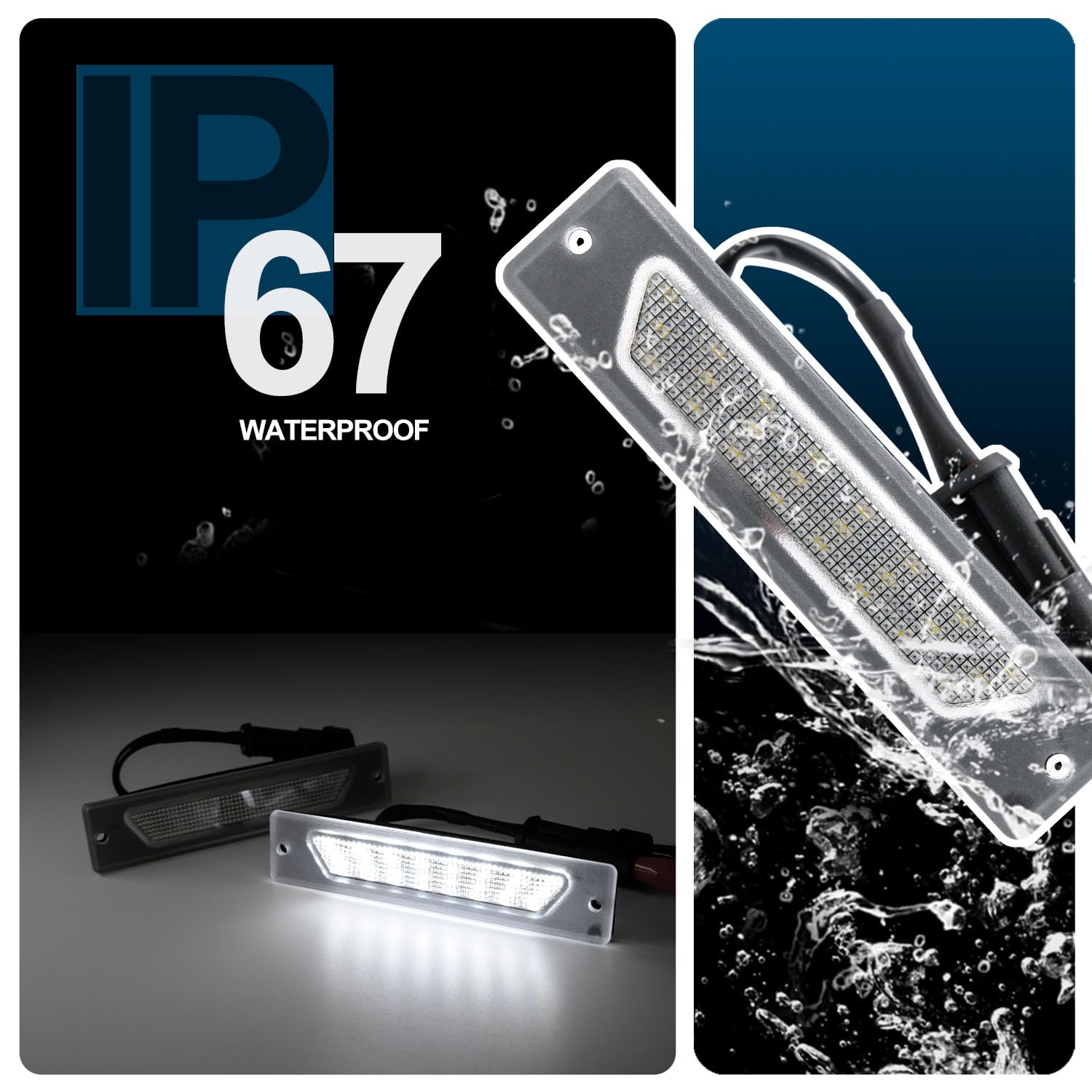 Pack Leds plaque d'immatriculation pour Fiat Ducato III Pack Leds plaque d'immatriculation pour Fiat Ducato III
