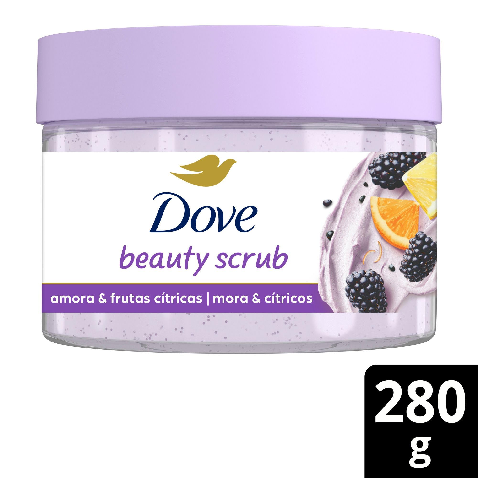 Dove Beauty Scrub Esfoliante Corporal de Amora e Frutas Cítricas 280g Imagem 2