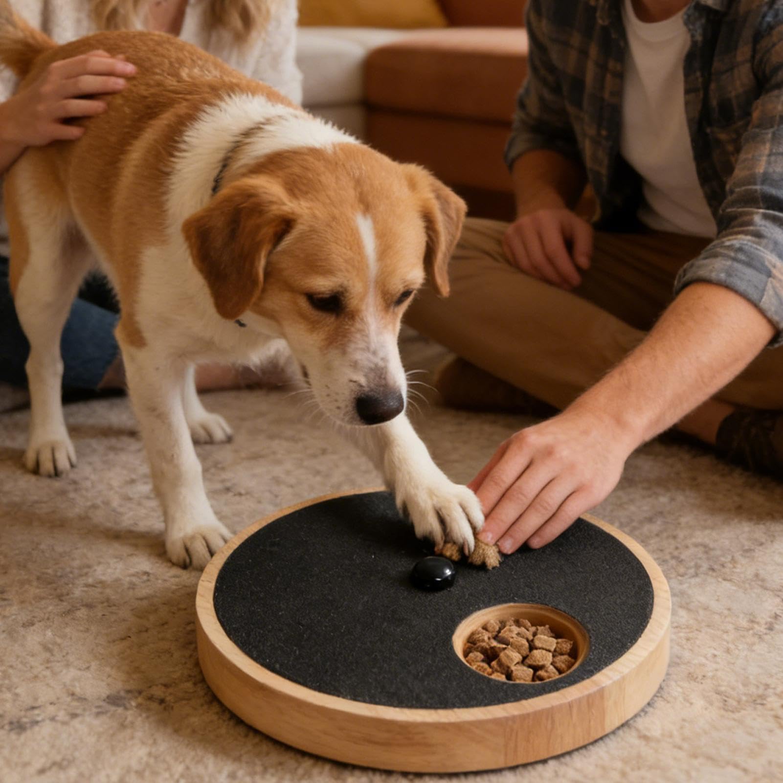 Hunde-Krallen-Schleifbrett Beschäftigungsbrett | Kratzbrett für Hunde zur Krallenpflege Für kleine, mittlere und große Rassen sowie für Wohnzimmer, Schlafzimmer, Balkon und