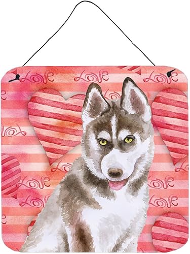 Caroline's Treasures BB9783DS66 - Letrero de aluminio rojo para colgar en la pared o la puerta, letrero de metal de aluminio rojo para cocina, bar,