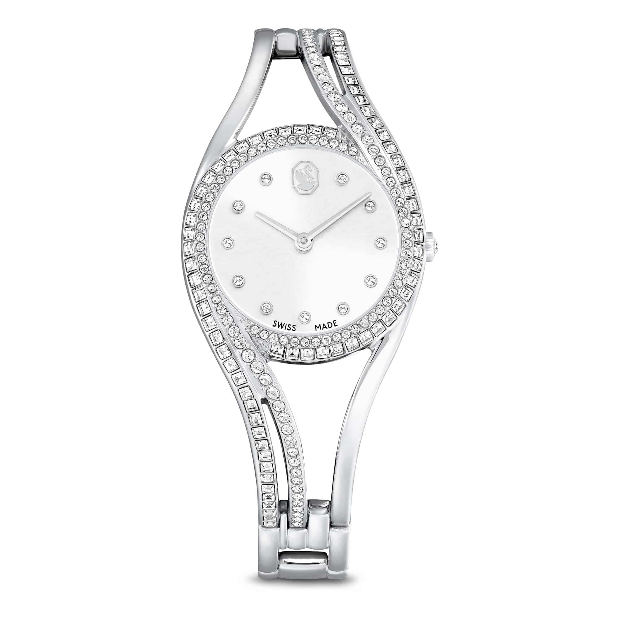 Swarovski 5689432 Hyperbola Bangle (28mm) Silver Dial / Jewellery
