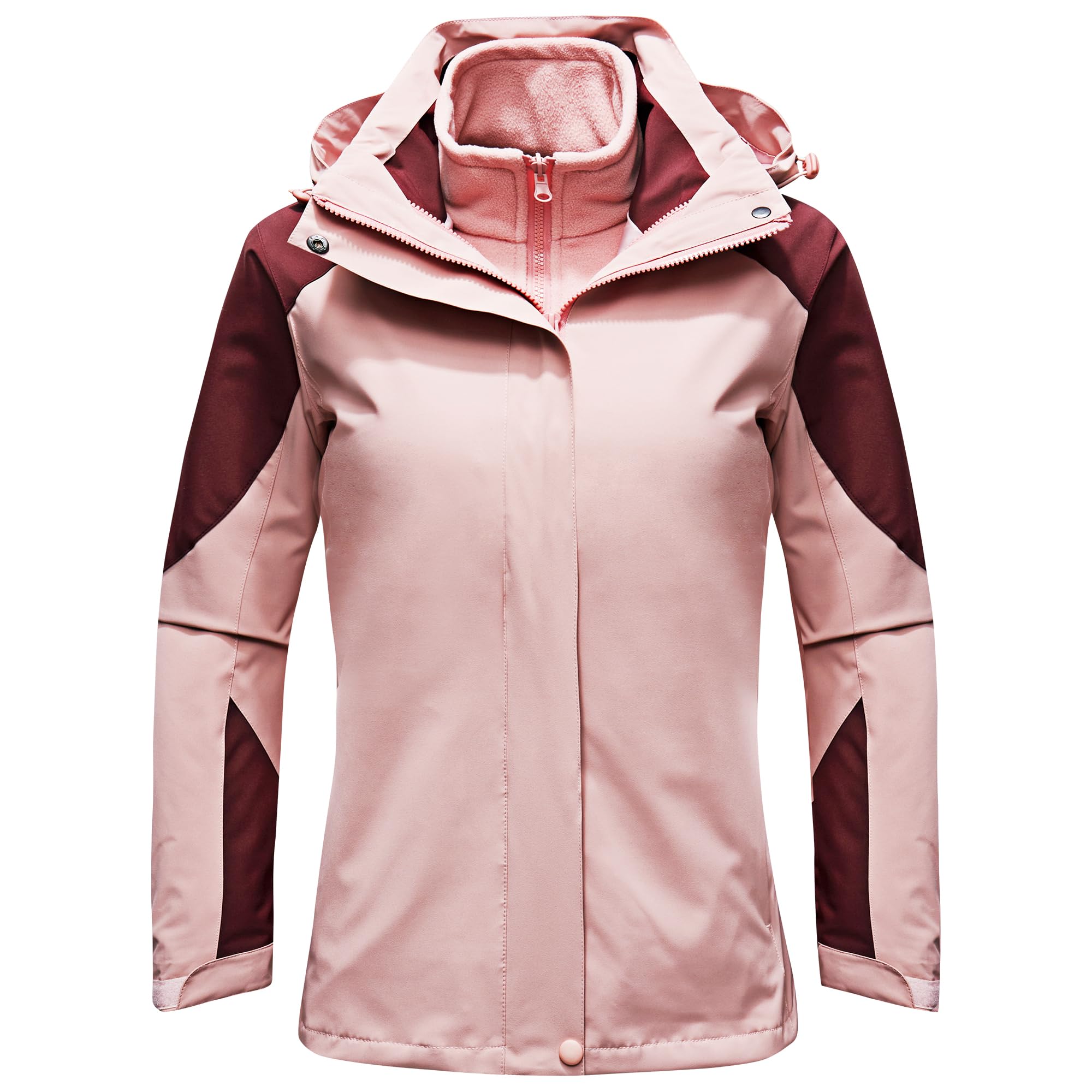 MIOCRA Women's 3-In-1 Hooded Jacket