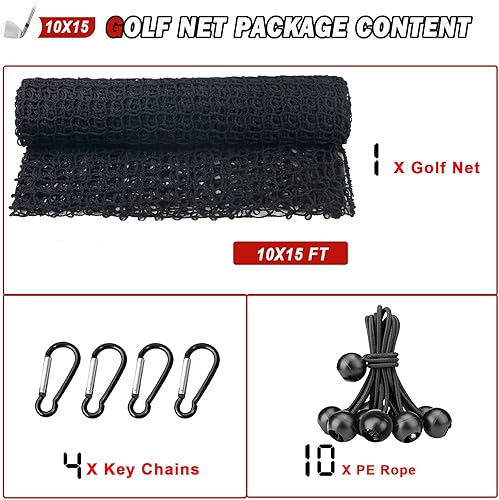 Miniatura 6 de Sports Netting - Heavy Duty Ball Net for Golf, Baseball, Hockey, Soccer