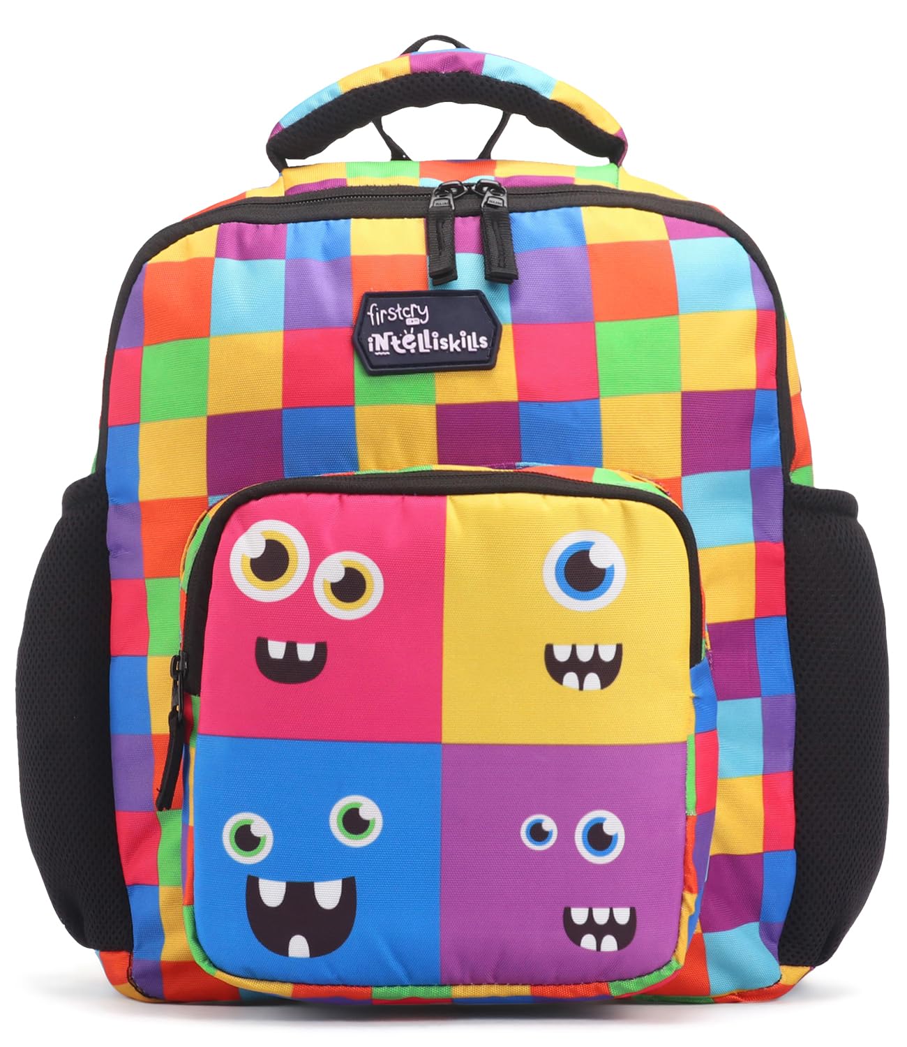 Intelliskills Premium Monster Mania Premium School Bag for Kids,Printed School Bag for Boys& Girls,3+ Yrs Kids,Trendy & Spacious Backpack & Adjustable Straps,Birthday Gift, 14 Inches-image-44