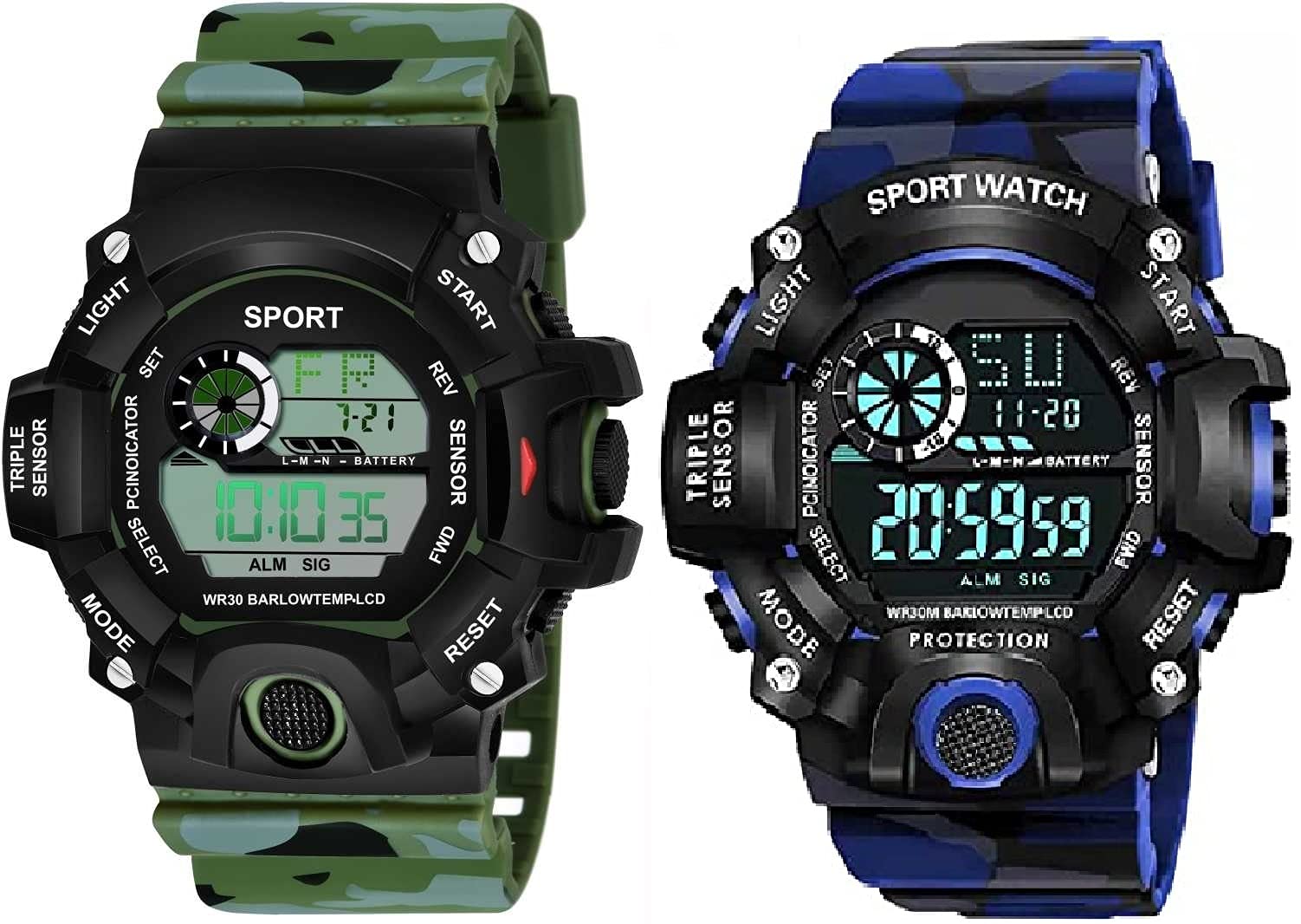 SELLORIA A Brand Army Shockproof Waterproof Digital Sports Watch Combo with Cap for Men (Multicolour) (B09DCRY15S) Amazon Price History, Amazon Price Tracker