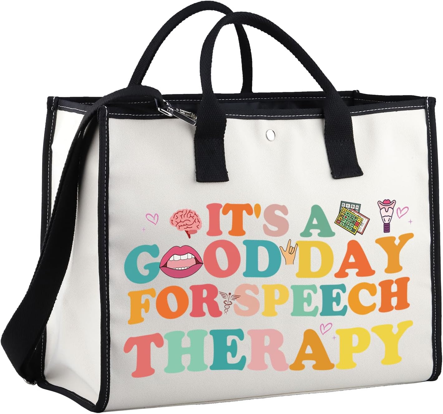XYANFA Speech Therapist Gift - Slp Tote Bag for Speech Language Pathologist - Image 5
