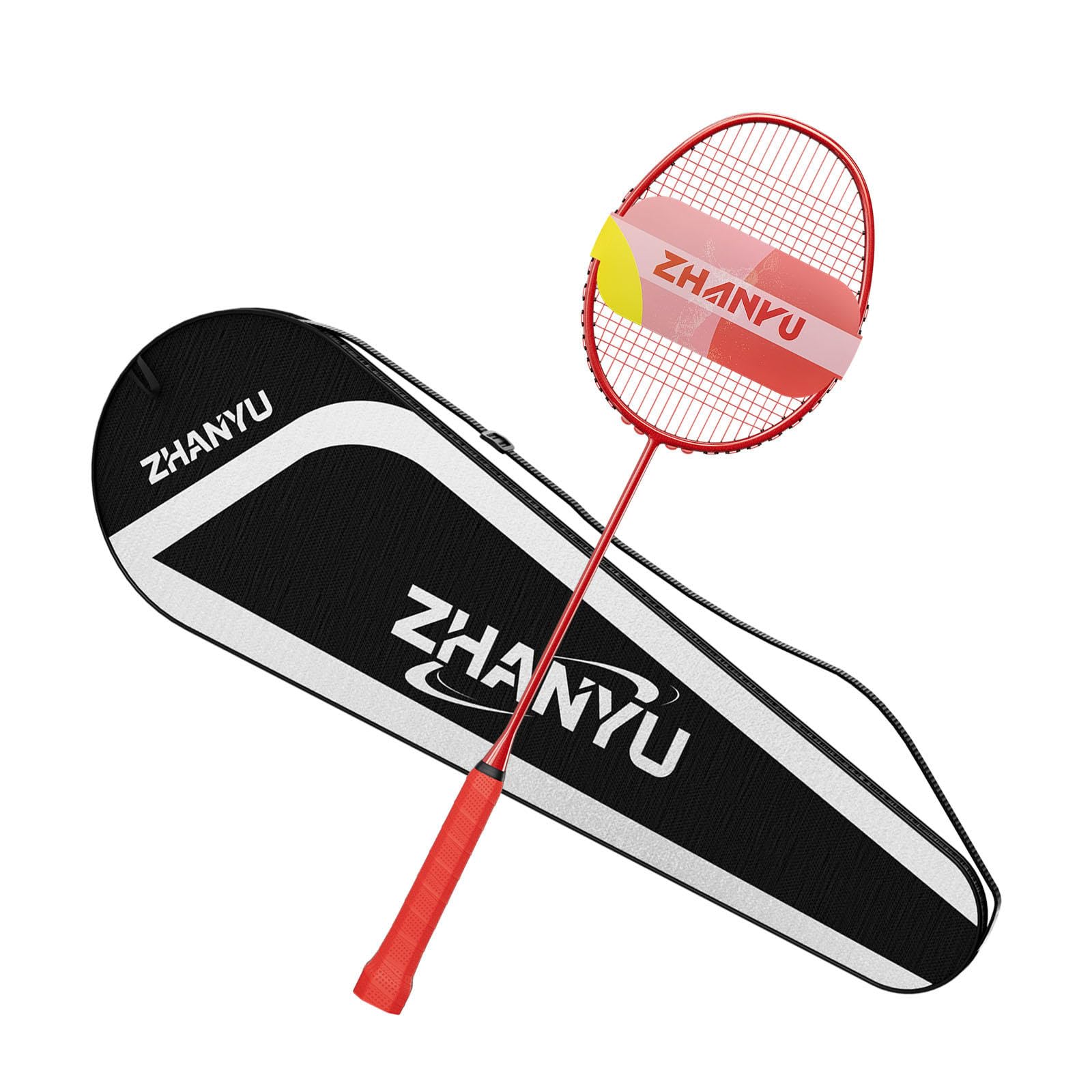Badminton Racket,Badminton Racquet,100% All Carbon Fiber One-Piece Molding Ultra Light 76g Offensive And Defensive Durable Training Racket,Including 1 Racket And 1 Ball Bag