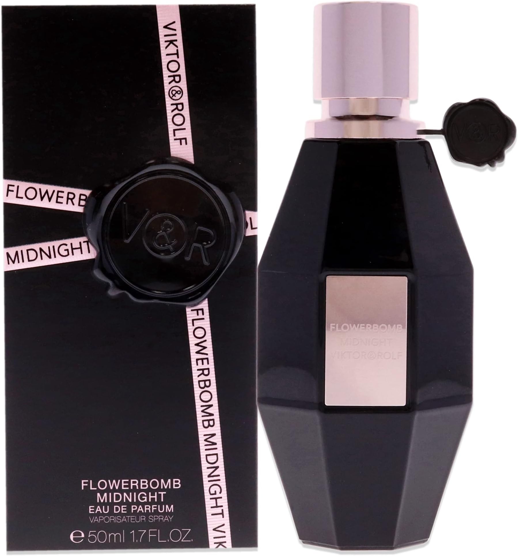 Flowerbomb Midnight by Viktor & Rolf Eau De Parfum Spray 1.7 oz for Women