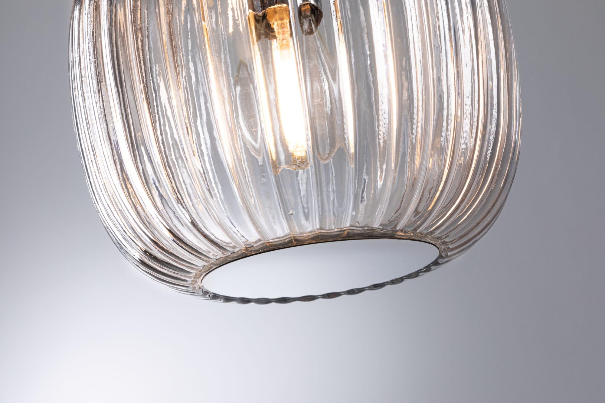 Paulmann 71143 Luminaire en suspension Selection Bathroom Ruya IP44 E14 max. 20W Verre, Chrome éclairage de salle de bain - luminaire sans ampoule