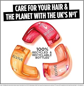L'Oreal Elvive Extraordinary Oil Nourishing Shampoo & Conditioner Set for Dry to Very Dry Hair, 400ml bottle of each, Irresistible Shine & Fluidity