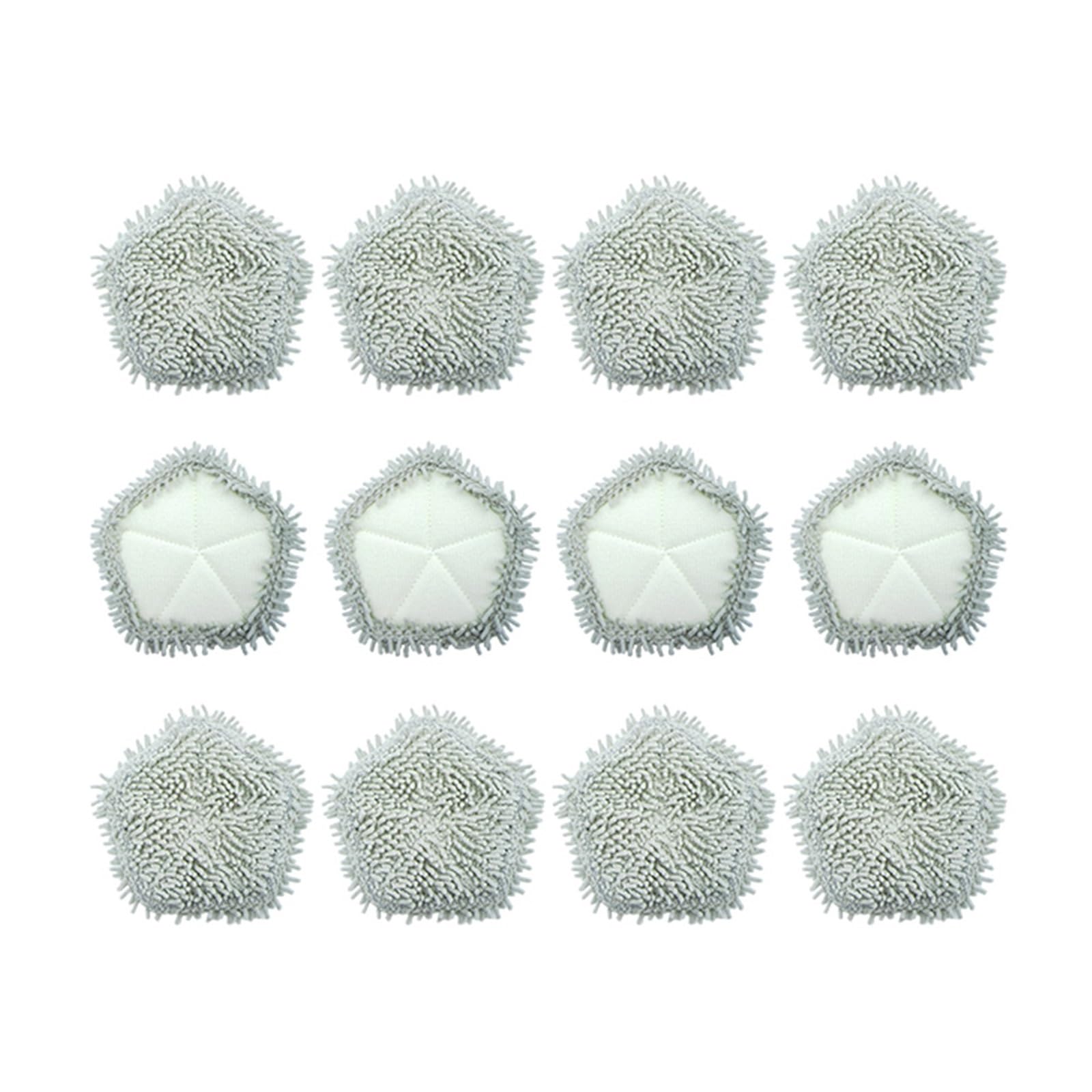 KRHZYPLAE Mop Cloth Self-Cleaning Robot Vacuum And Mop Accessories Vacuum Cleaner Spare Parts,Compatible For Dreame,Bot W10 & W10 Pro(12pcs)