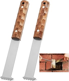 Upgraded Paver Removal Tool, Sapele Hardwood Handle & Dual-Height Joint ...