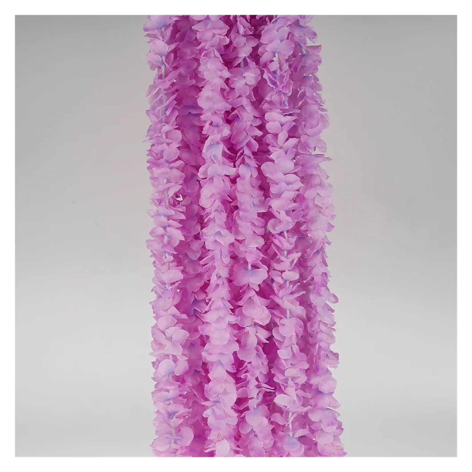 Artificial Garland Künstliche Glyzinien Blumen Hängen Garland Vine Rattan Gefälschte Blume String Seide Hause Garten Hochzeit Dekoration(Purple,40PCS)