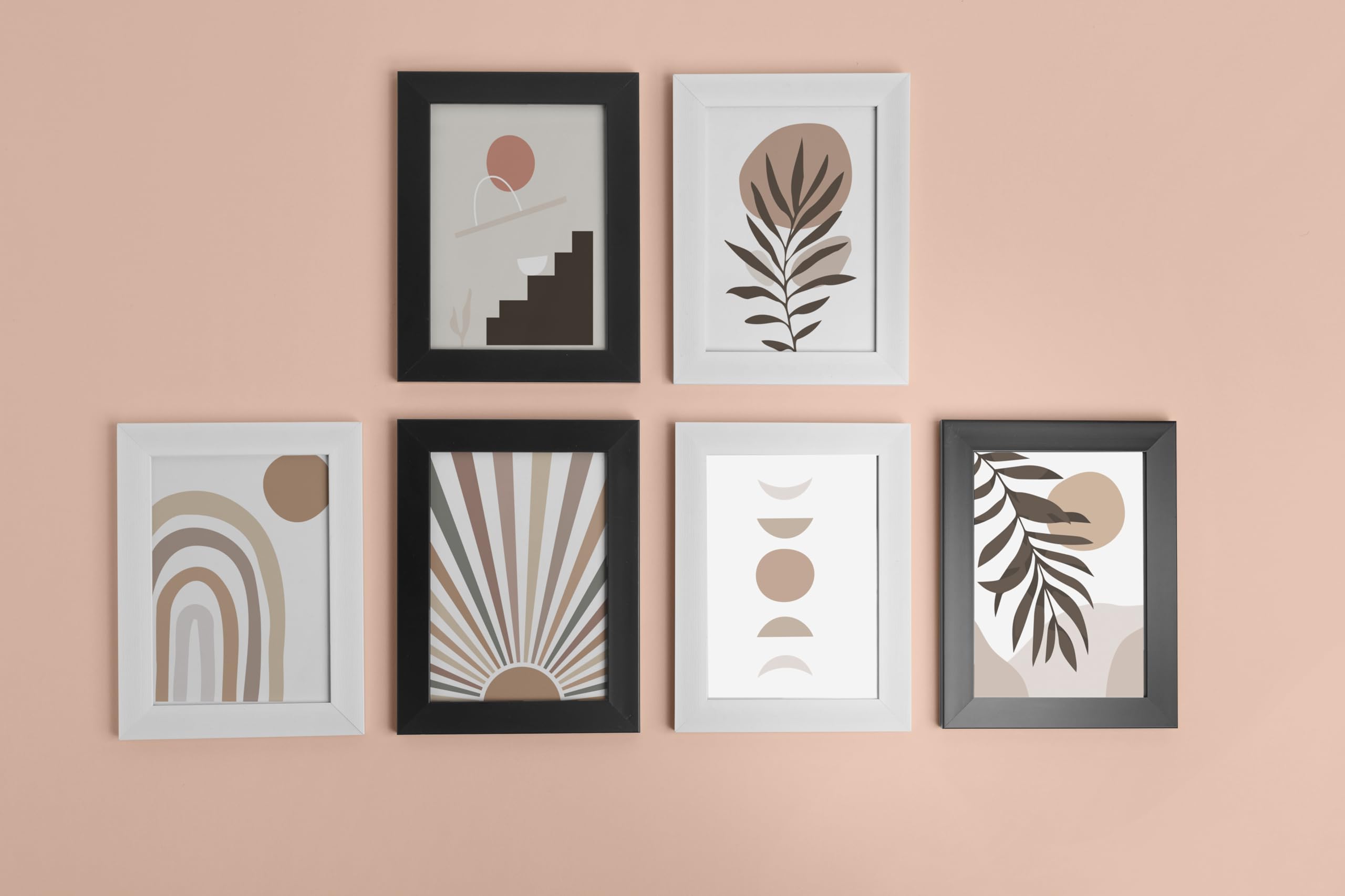 Corona card Technology Aesthetic Boho Posters For Room Decoration, Home Decor, Bedroom & Office Decor (Set Of 6) (Unframed) (4 * 6)