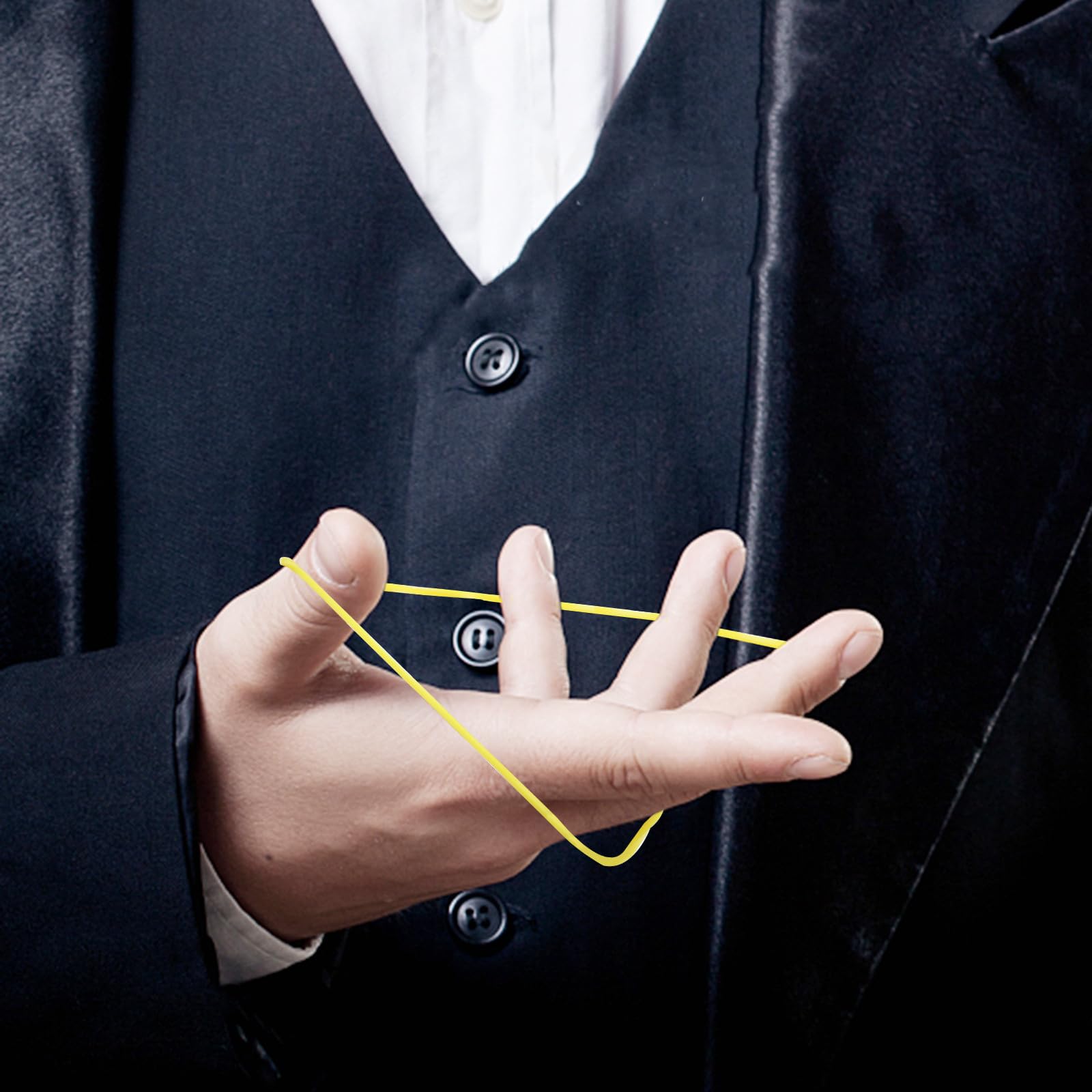 Gatuida 50 élastiques en Forme d'étoile pour Magicien - Accessoires créatifs pour Tours de Magie et Spectacles d'halloween