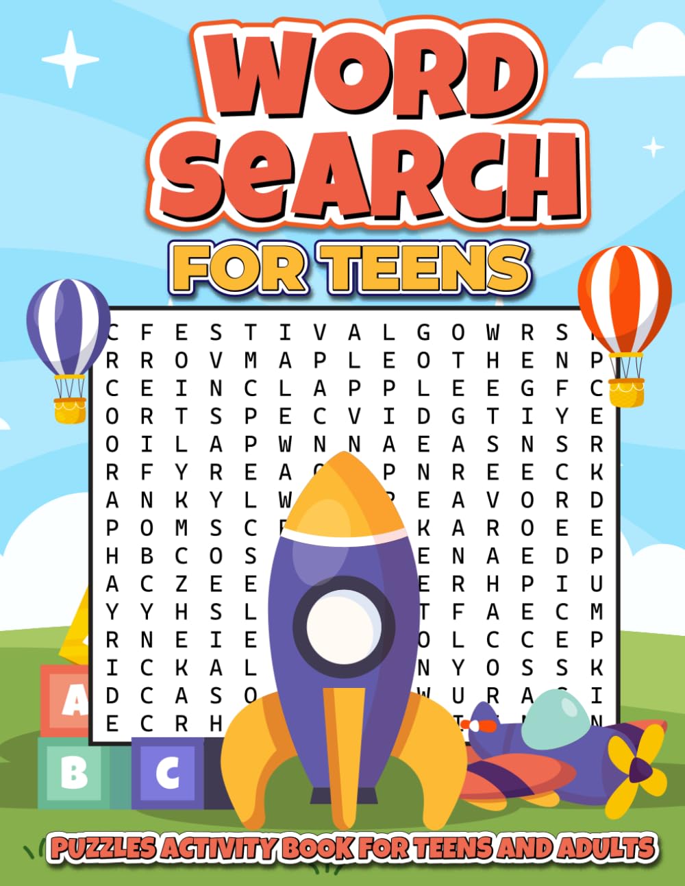 PUZZLES ACTIVITY BOOK FOR TEENS AND ADULTS
