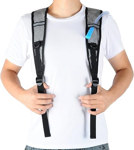 Miniatura 6 de Monvecle - Mochila de agua con vejiga para andar en bicicleta Senderismo, escalar + 2L Bolsa de hidratación