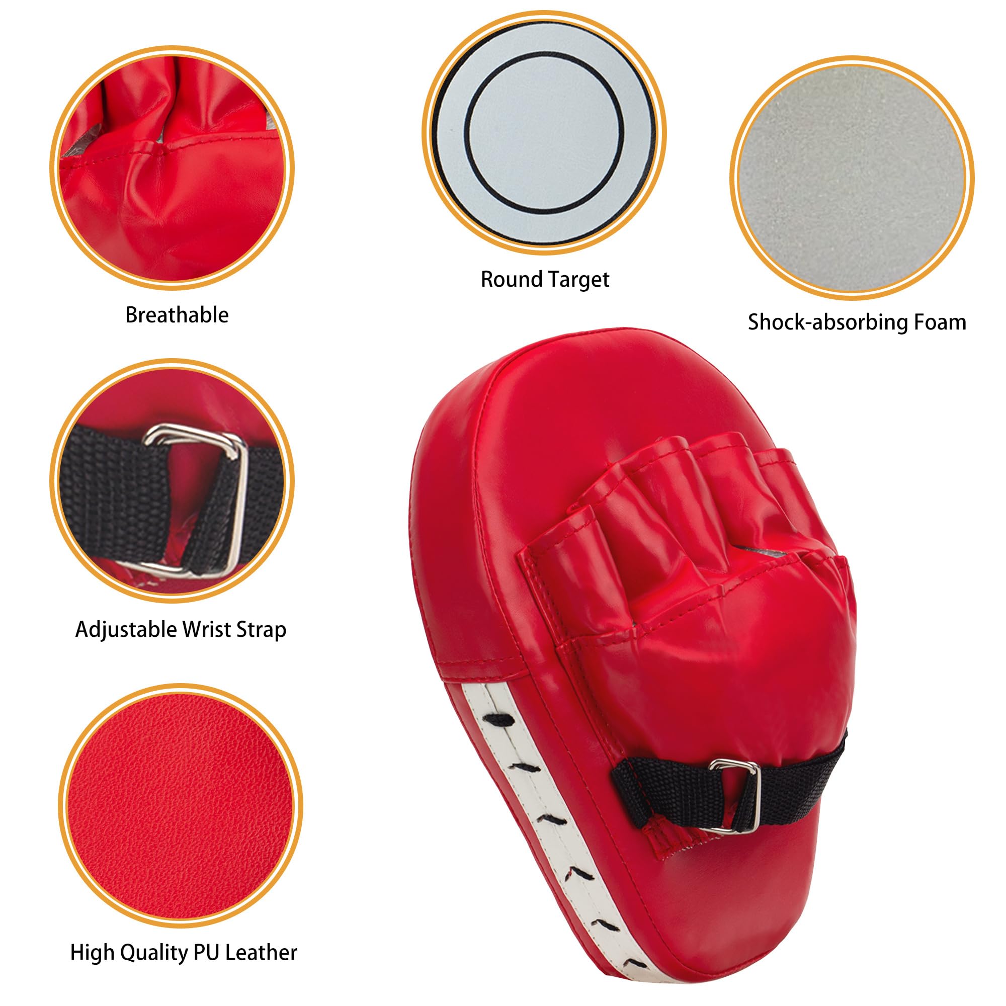 Guantoni Da Boxe Per Bambini – Allenamento E Sacco – Taglia Piccola – Colore Rosso/Blu