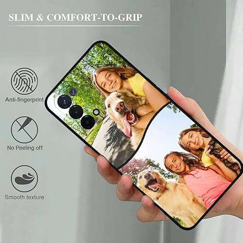 Miniatura 4 de Funda de teléfono personalizada para Oppo A54 5G de 6.5 pulgadas, funda protectora completa con múltiples imágenes, anticaída, nombre personalizado,