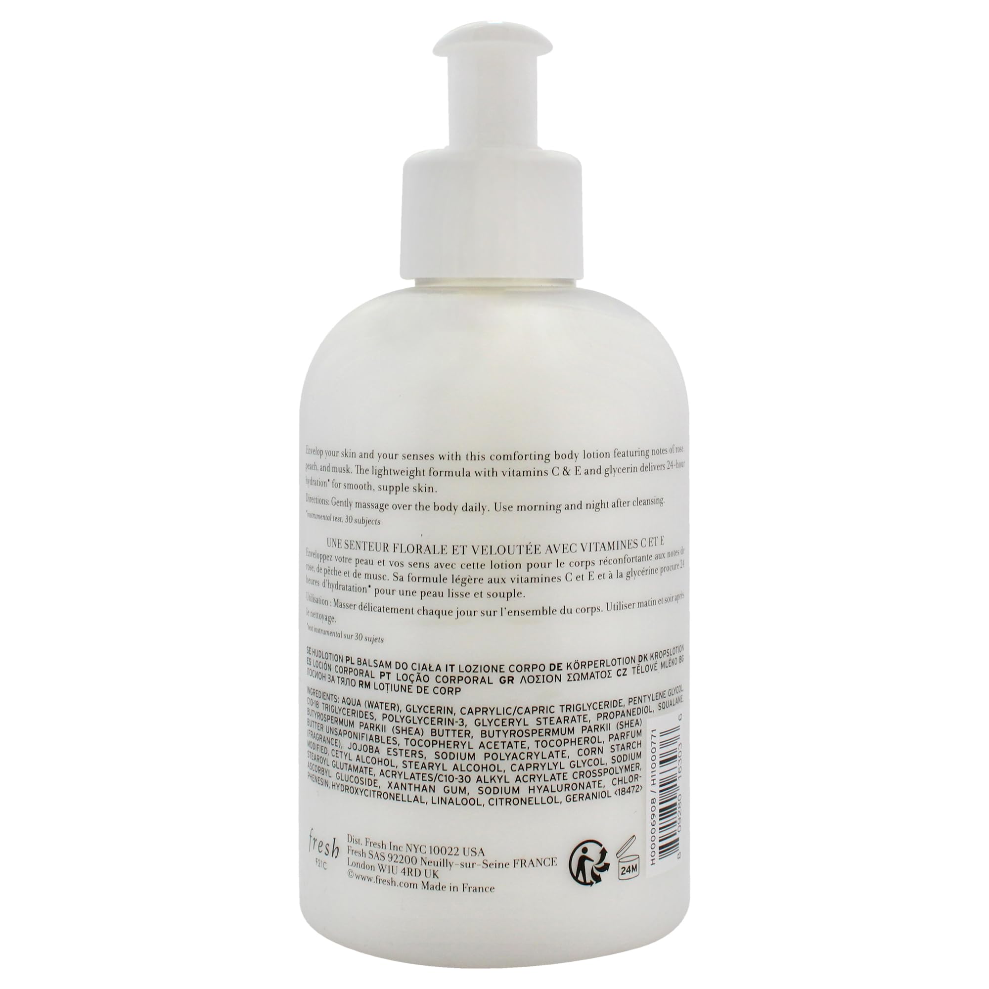 Rose Morning Body Lotion by Fresh for Women - 10 oz Body Lotion, Cranberry, 295 ml (Pack of 1) - Image 2