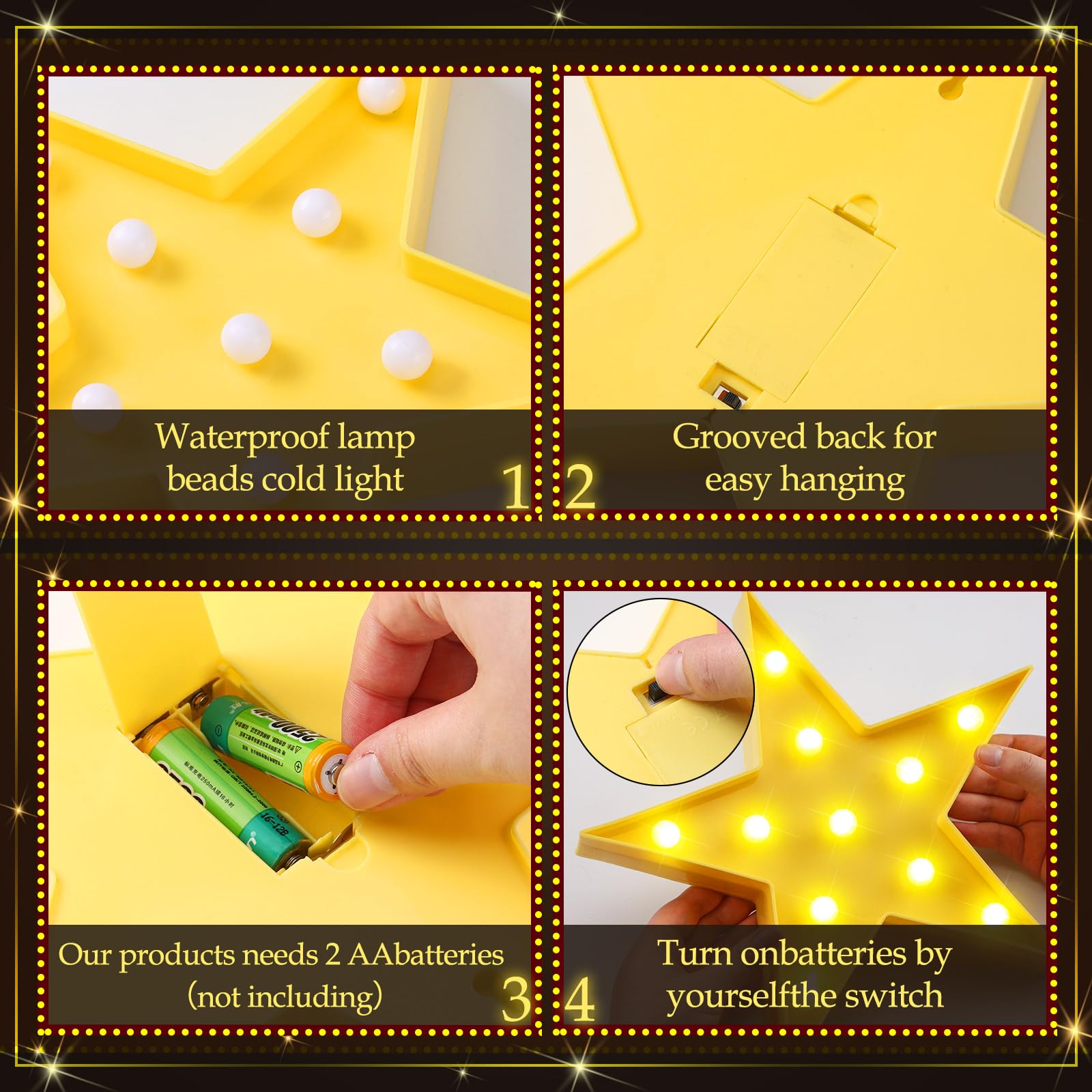 Amazon.co.jp : VIHOSE スターマーキーライト プラスチックナイト