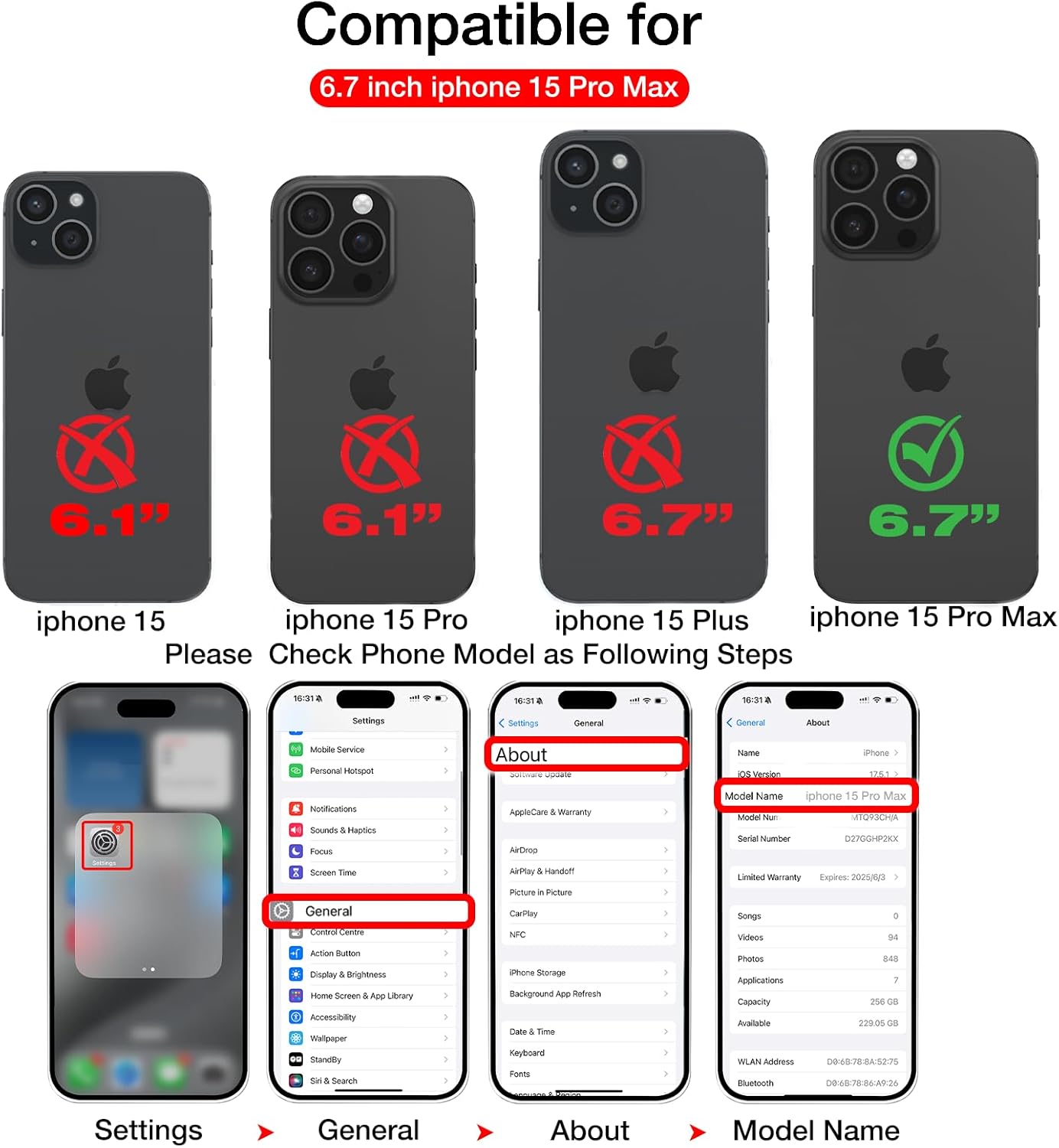 Leather Case for iPhone 15 Pro Max Case, Thin Flexible Soft Grip Luxury Cover, Protective Slim with Kickstand Shockproof Cases Compatible with iPhone 15 Pro Max 6.7'', Brown - Image 2