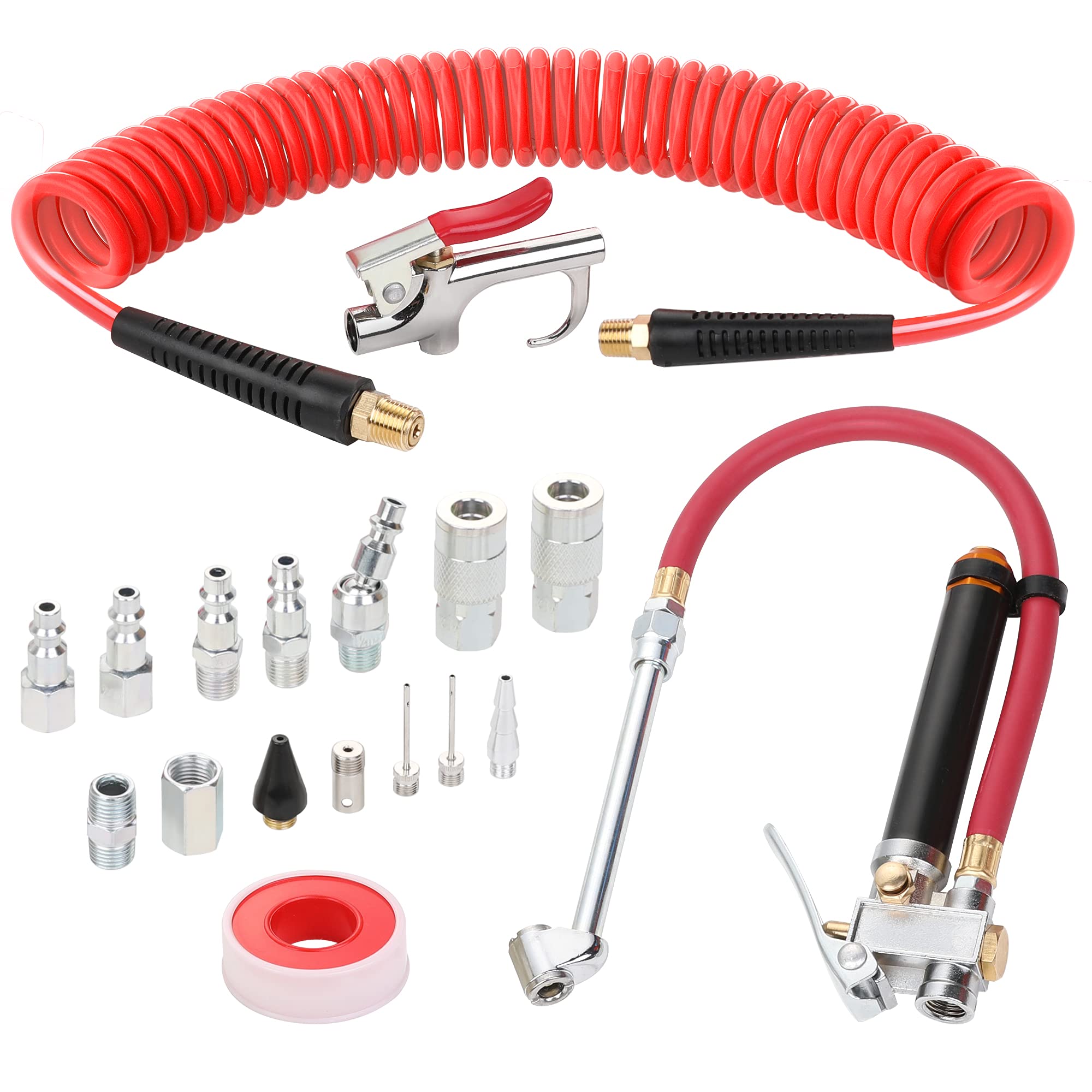 Hromee Air Compressor Accessories Kit with 1/4Inch × 25 Feet