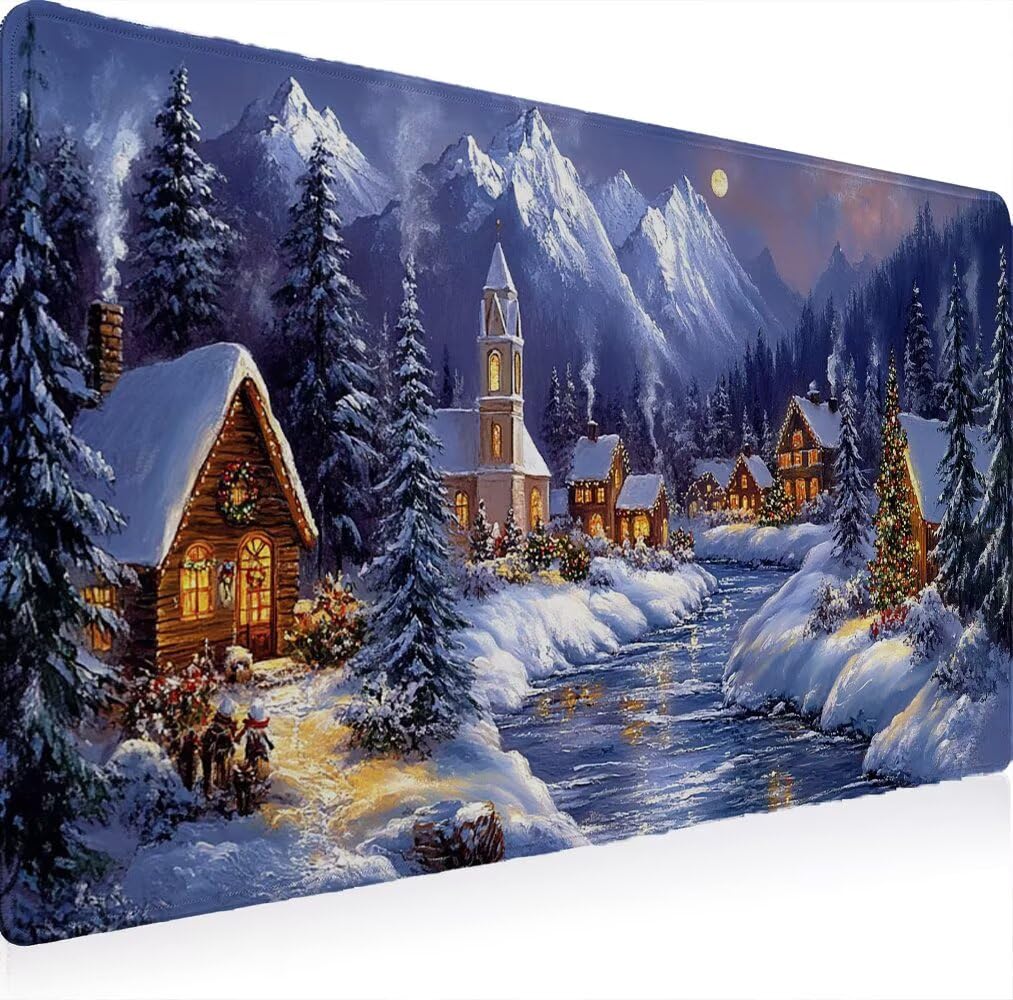 Podkładka pod mysz XXL 1200 x 600 x 3 mm, wielofunkcyjna rozszerzona podkładka pod mysz do gier, wodoodporna podkładka pod mysz trwała łatwa do czyszczenia, wysoka precyzja śledzenie komputera biuro