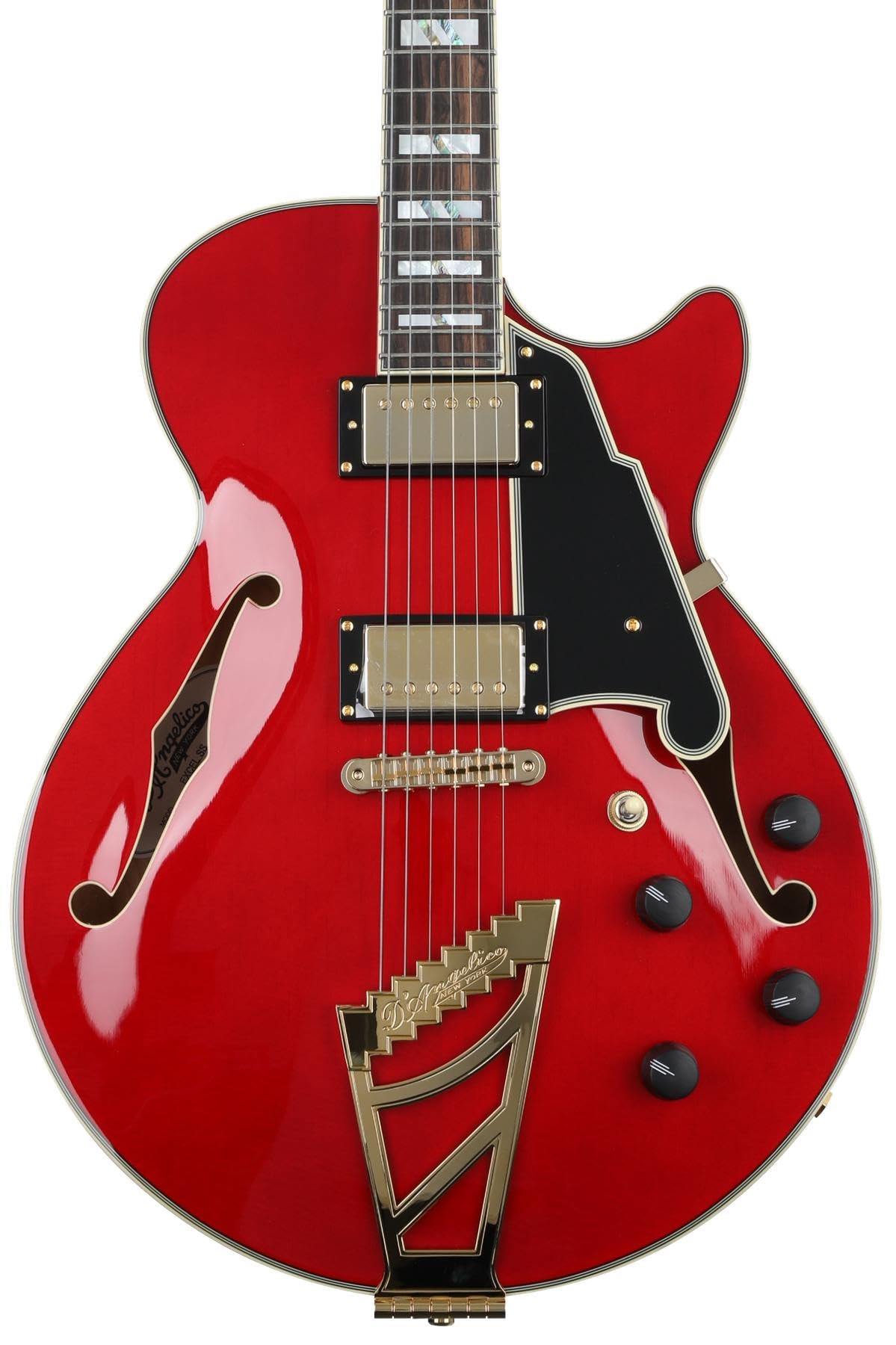 Amazon | D'Angelico Excel SS, Trans Cherry | エレキギター | 楽器