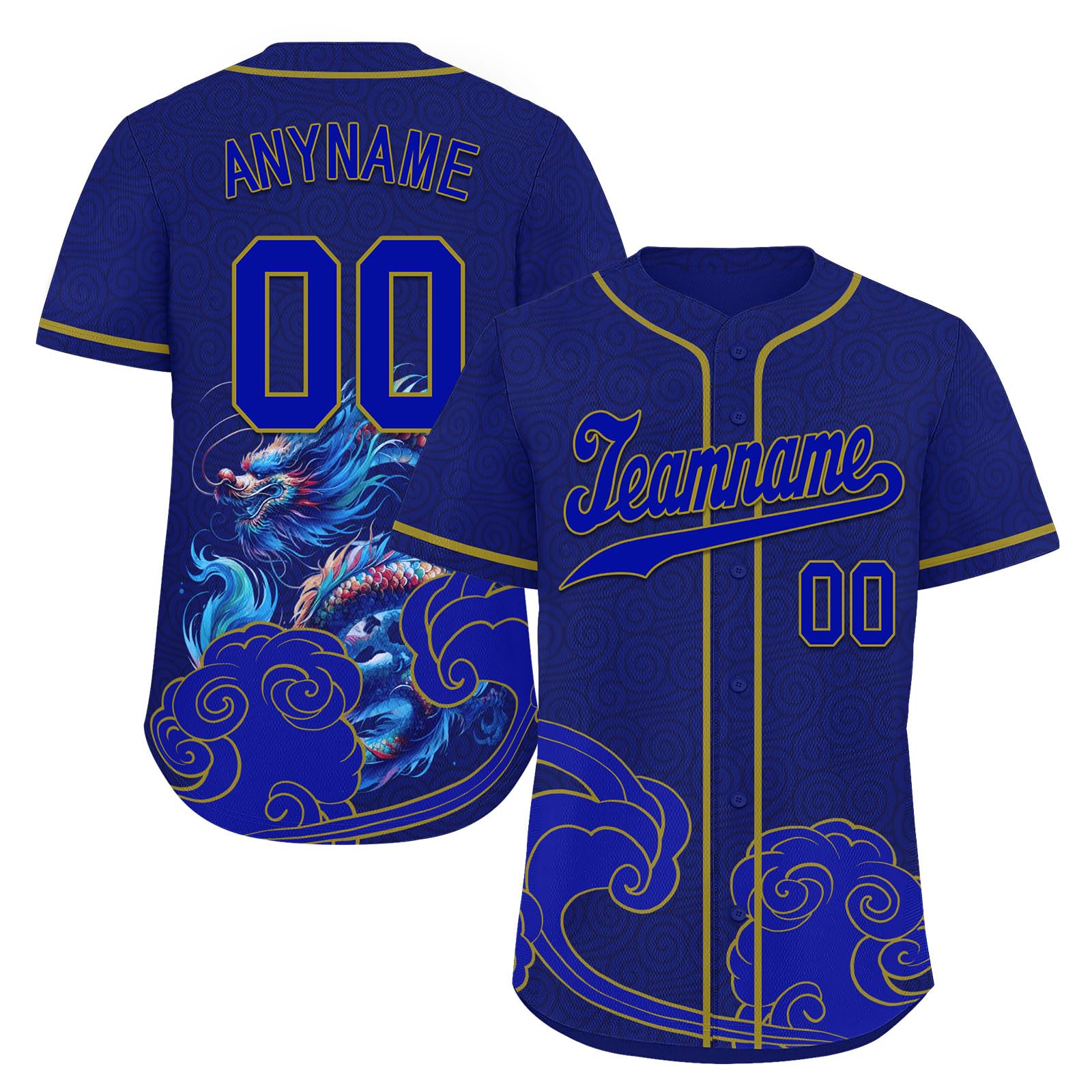 coolcustomize Custom Skull Baseball Jersey for Men Youth Team Gothic Sports Uniform Short Sleeve Softball Shirts with Name/Logo