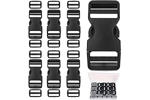 Buckle For 1 inch Straps: Quick Side Release Plastic Paracord Bracelet Buckles...