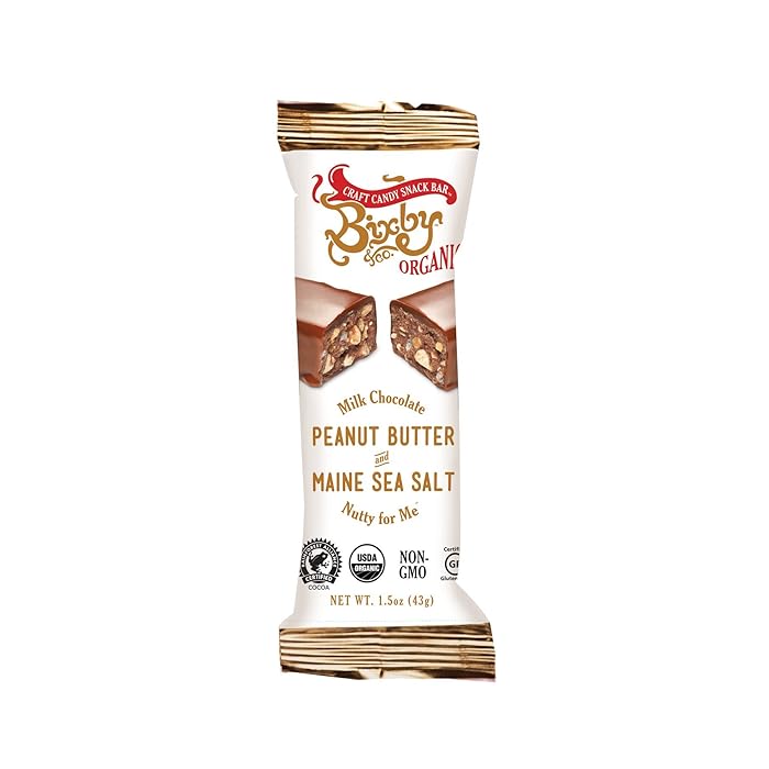 Buy Bixby Organic Milk Chocolate Candy Bars Milk Chocolate, Crunchy Peanut Butter and Maine Sea