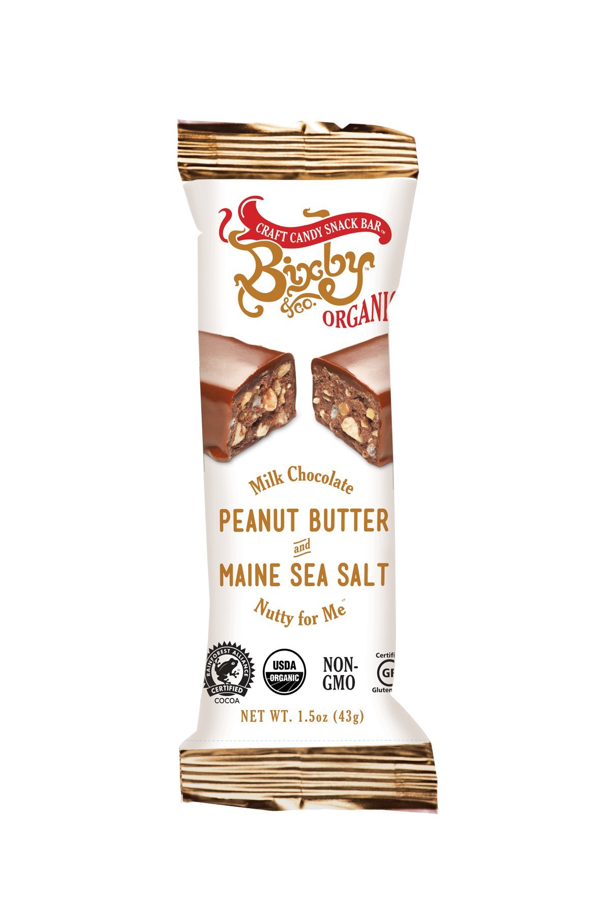 Buy Bixby 12 Bars of Milk Chocolate Gluten Free Peanut Butter and