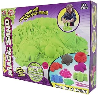 لعبة قالب تشكيل رملي سحري للأطفال من عمر 3 سنوات فما فوق، 3 ألوان مختلفة موديل 882-15