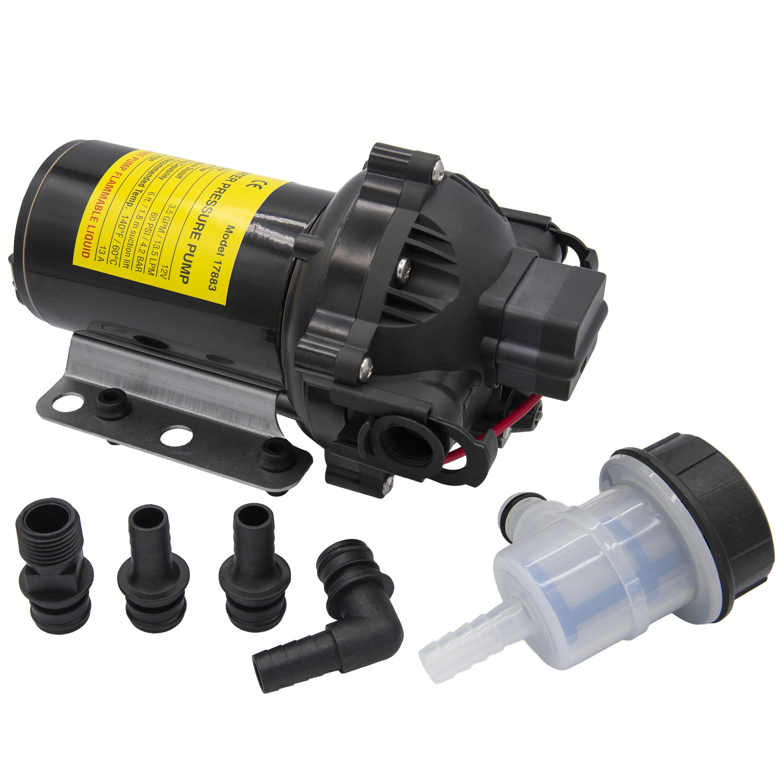 Seachoice 12V Water Pressure Pump, 3.5 Gpm, 60 Psi