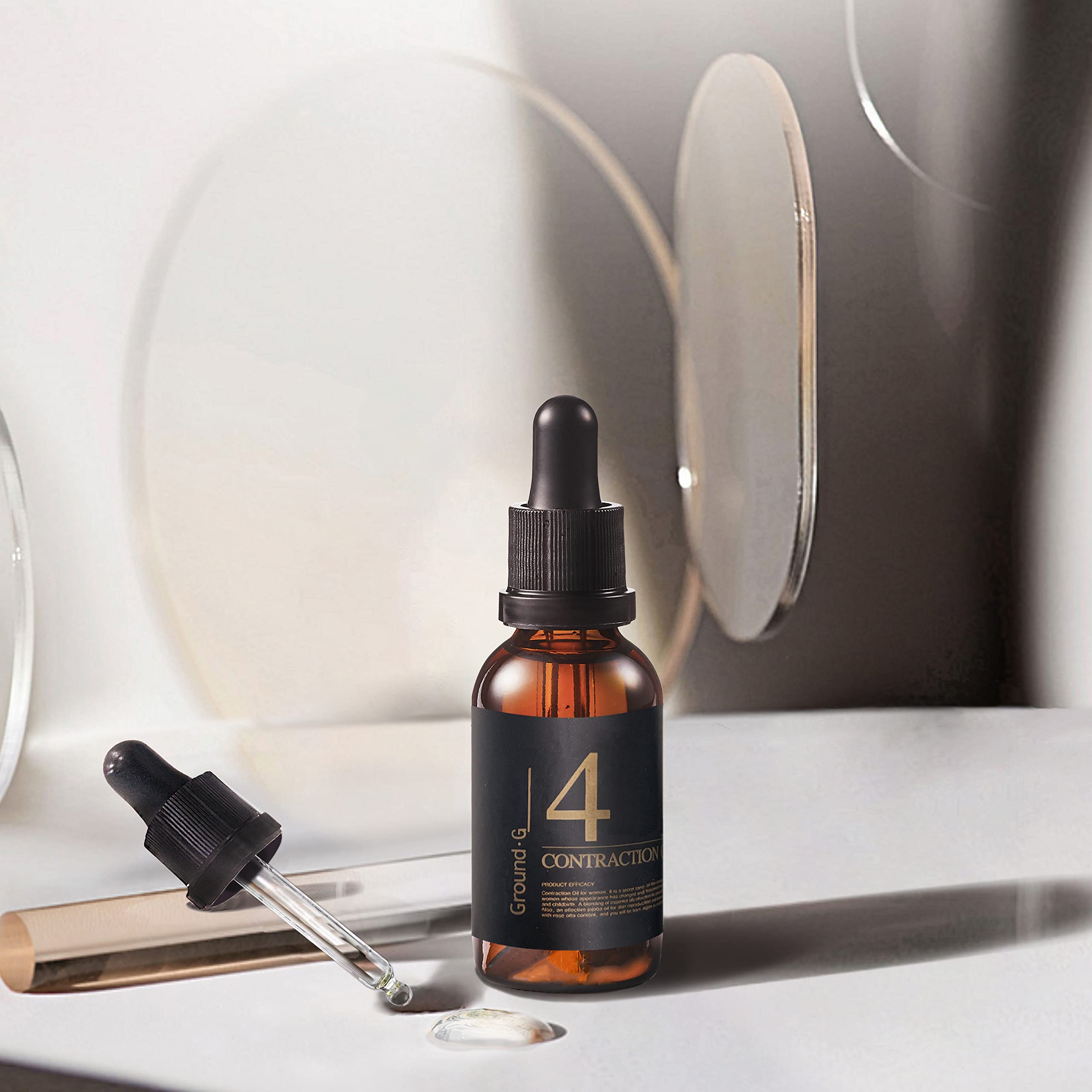 Ground.G Premium G4, Feminine Contraction Oil, Natural, Rose Otto Oil, Joba Joba Oil, Made in Korea, 30ml