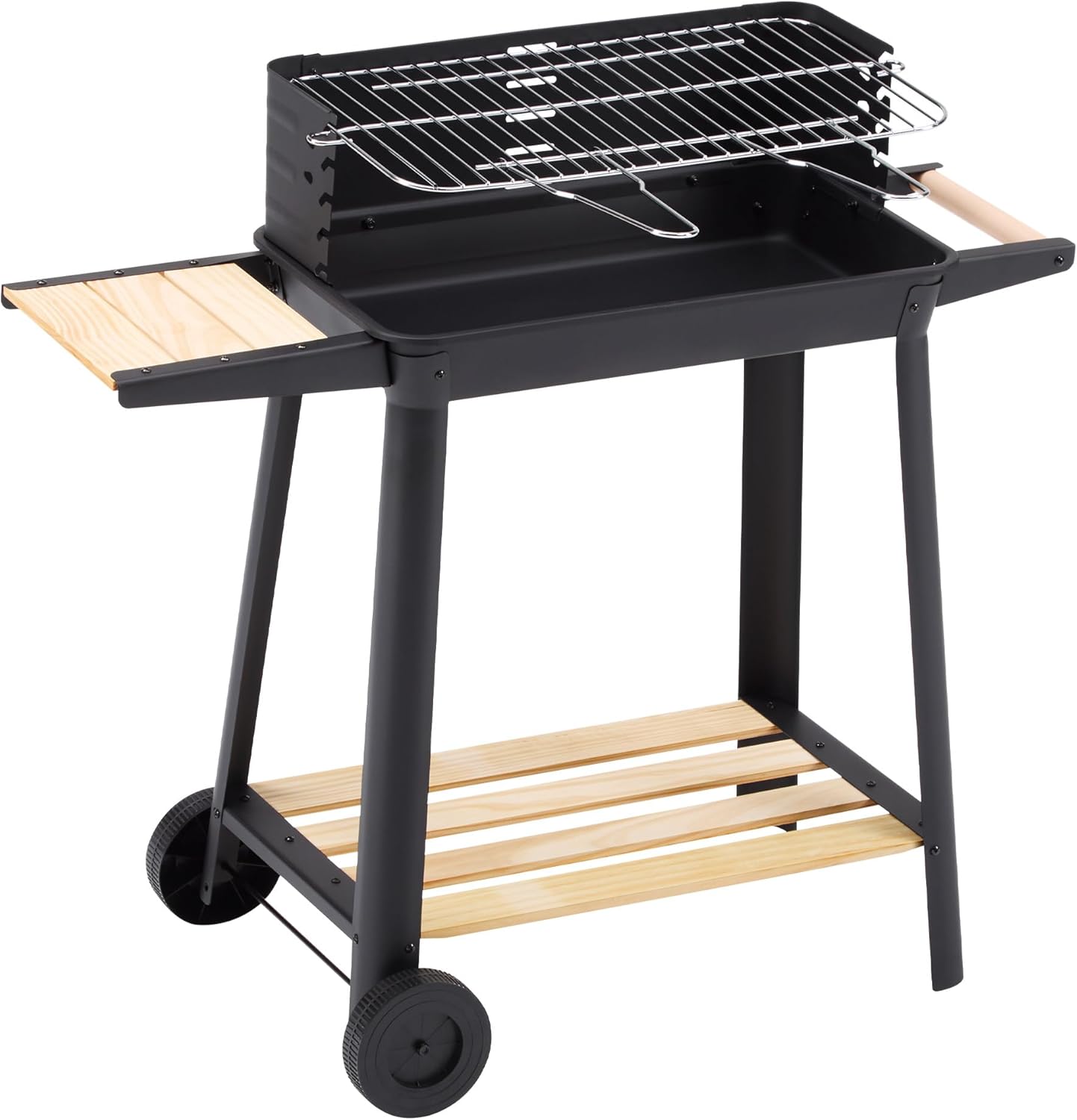 バーベキューコンロ BBQコンロ 焼き網 温度計 サイドテーブル